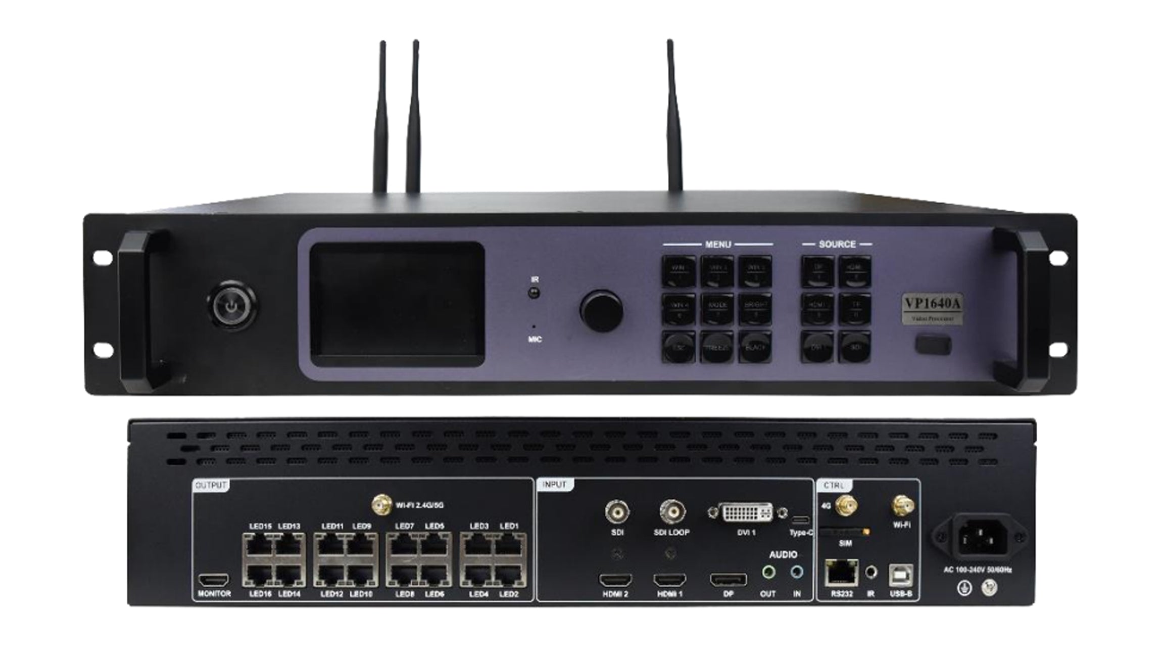 Huidu HD-VP1640A 2-in-1 LED Display Video Processor