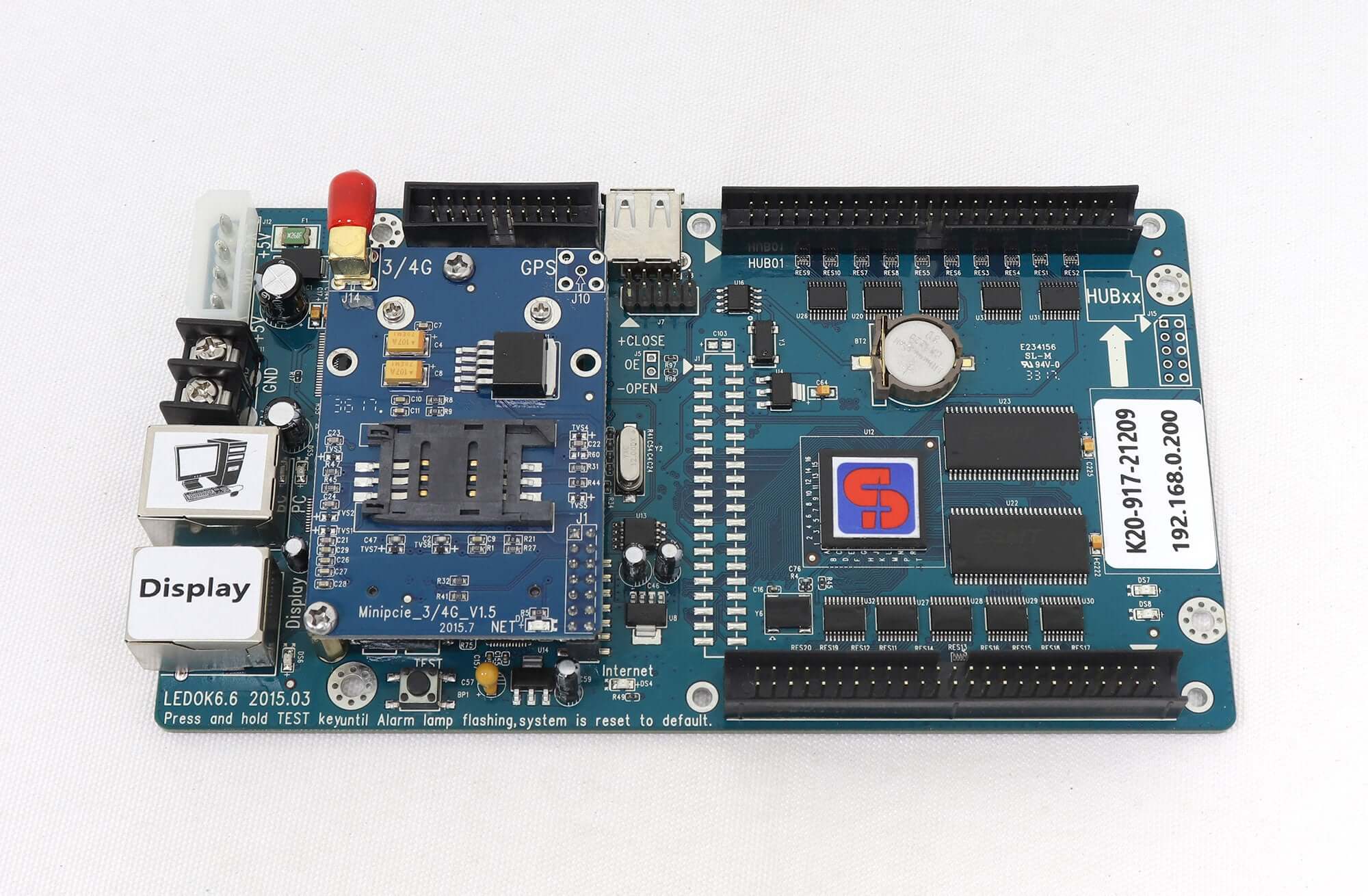 XIXUN K20 Asynchronous Cascading LED Sender Card