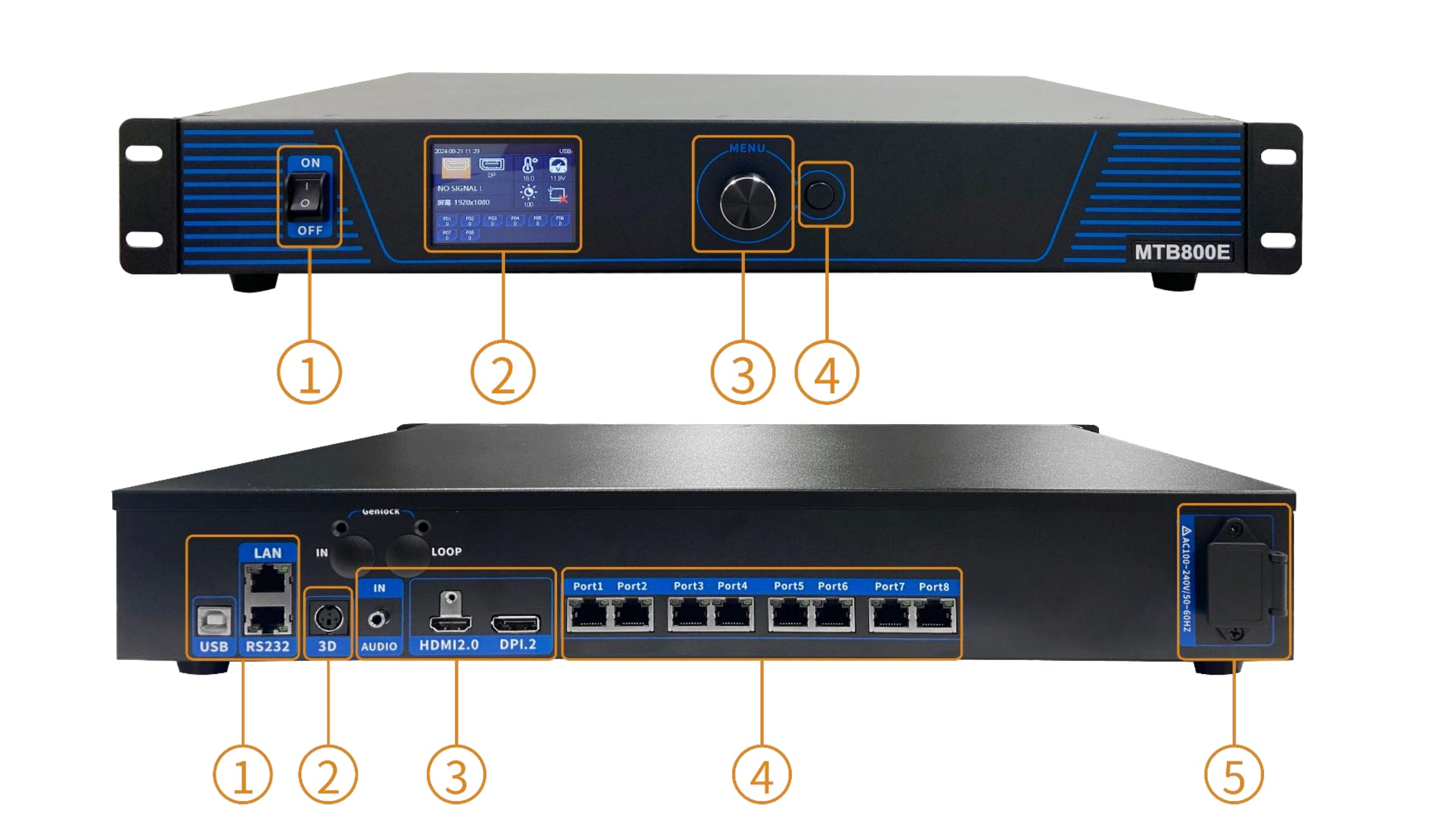 Mooncell MTB800E Master Controller Series Video Processor