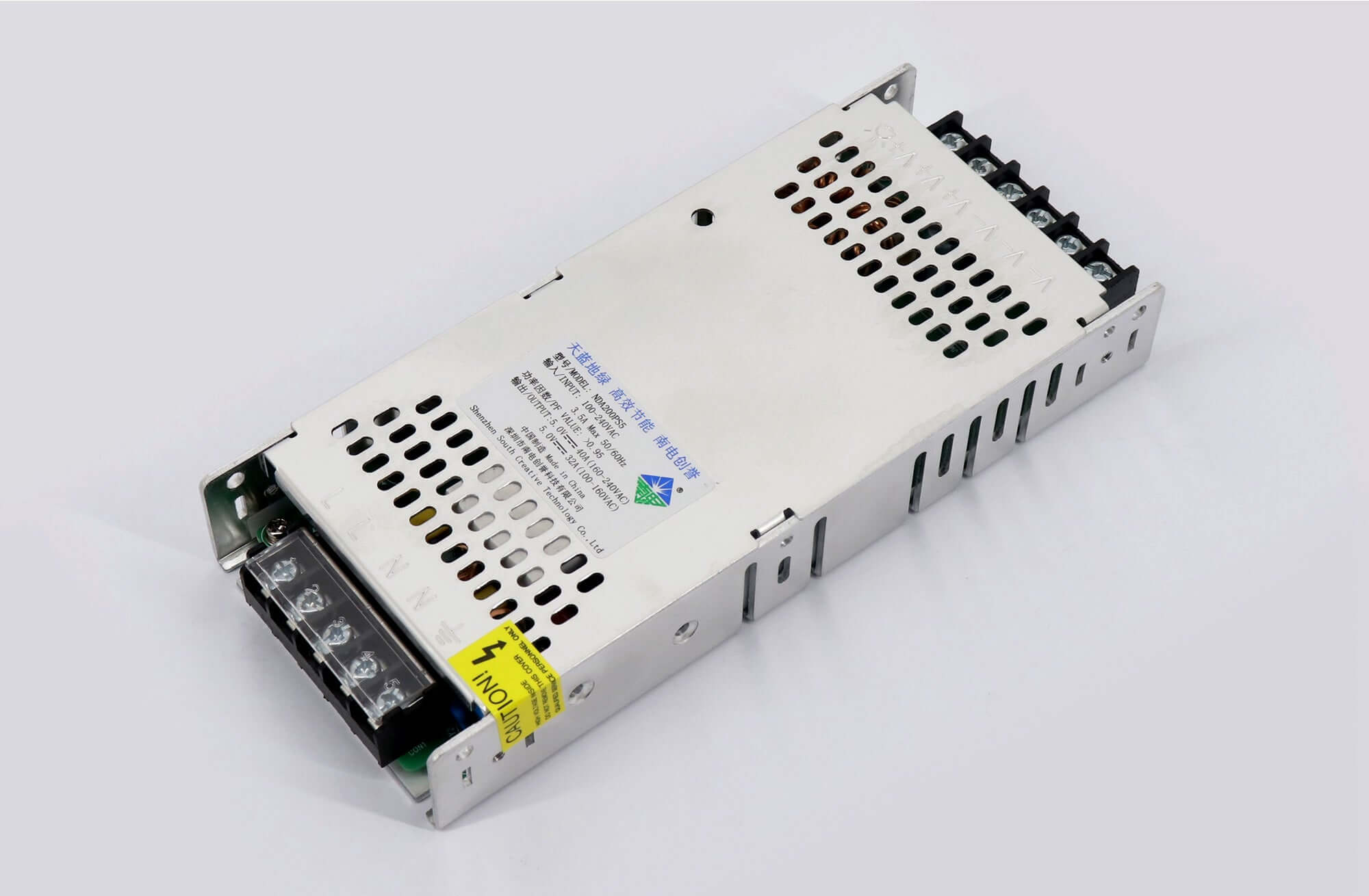 South Creative NDA200PS5 LED Display Power Supply with 100-240V input