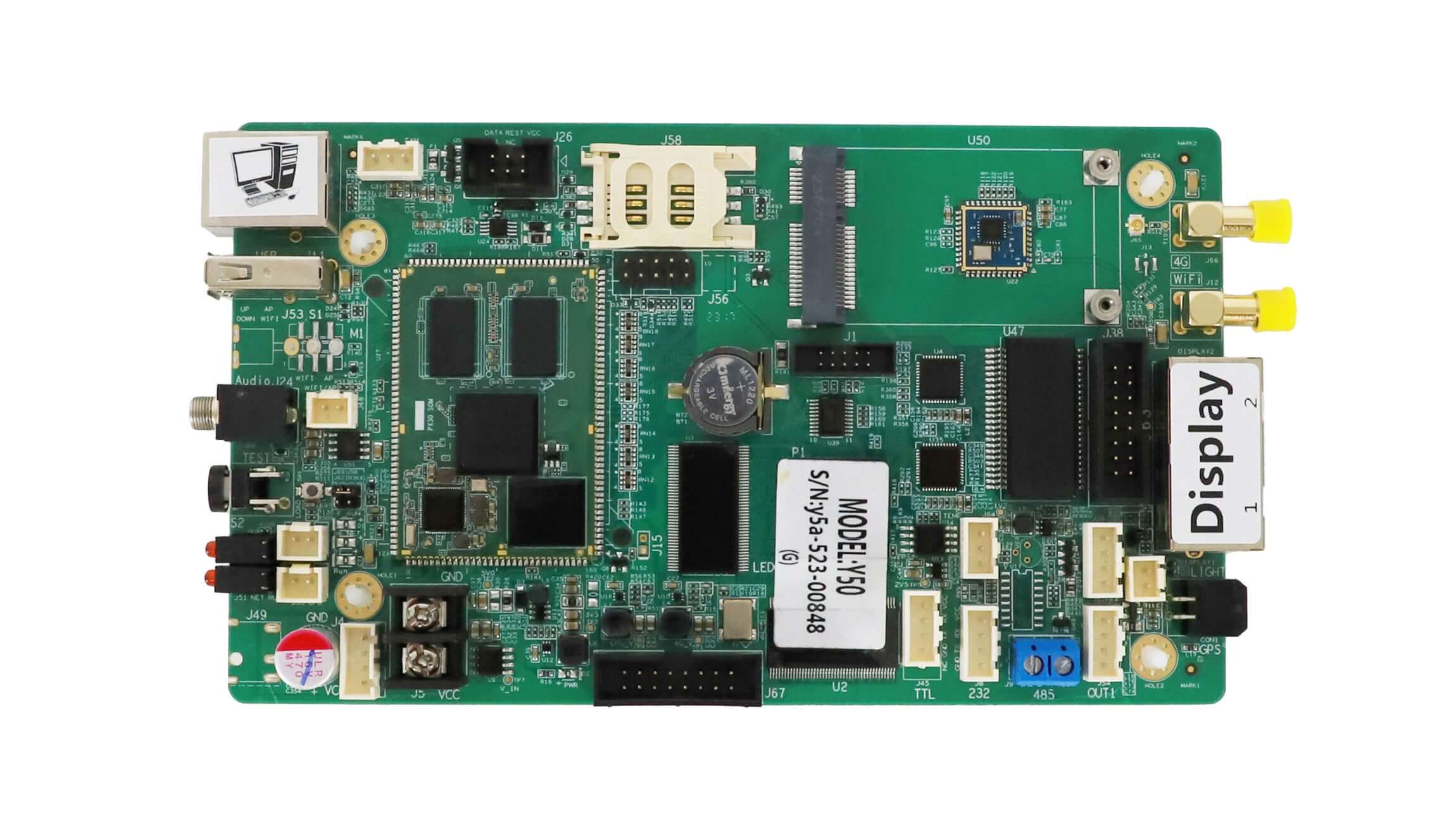 Sysolution Y50 asynchronous card led display screen control card