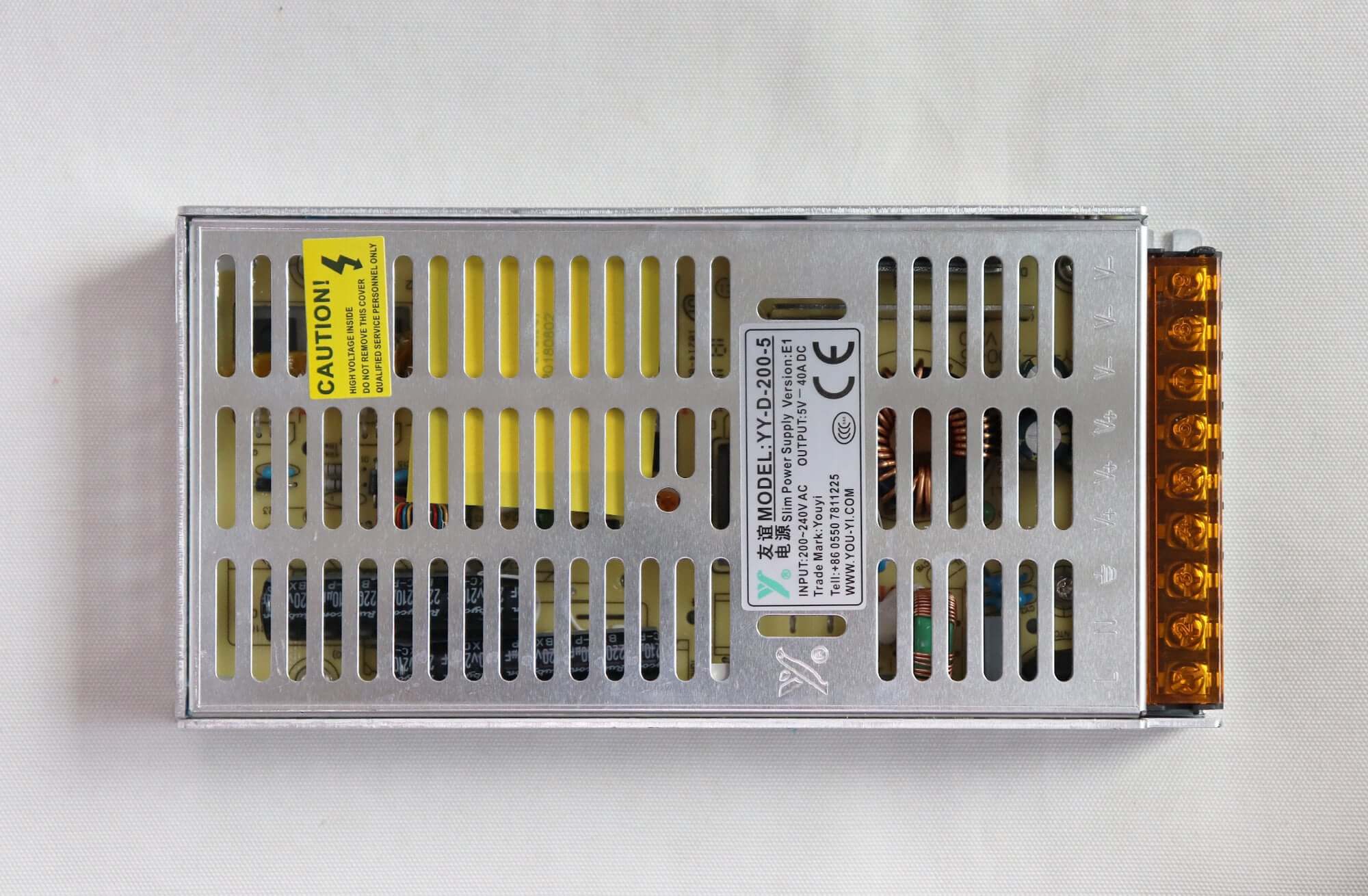 YOU-YI YY-D-200-5 5V40A 200W LED Power Supply
