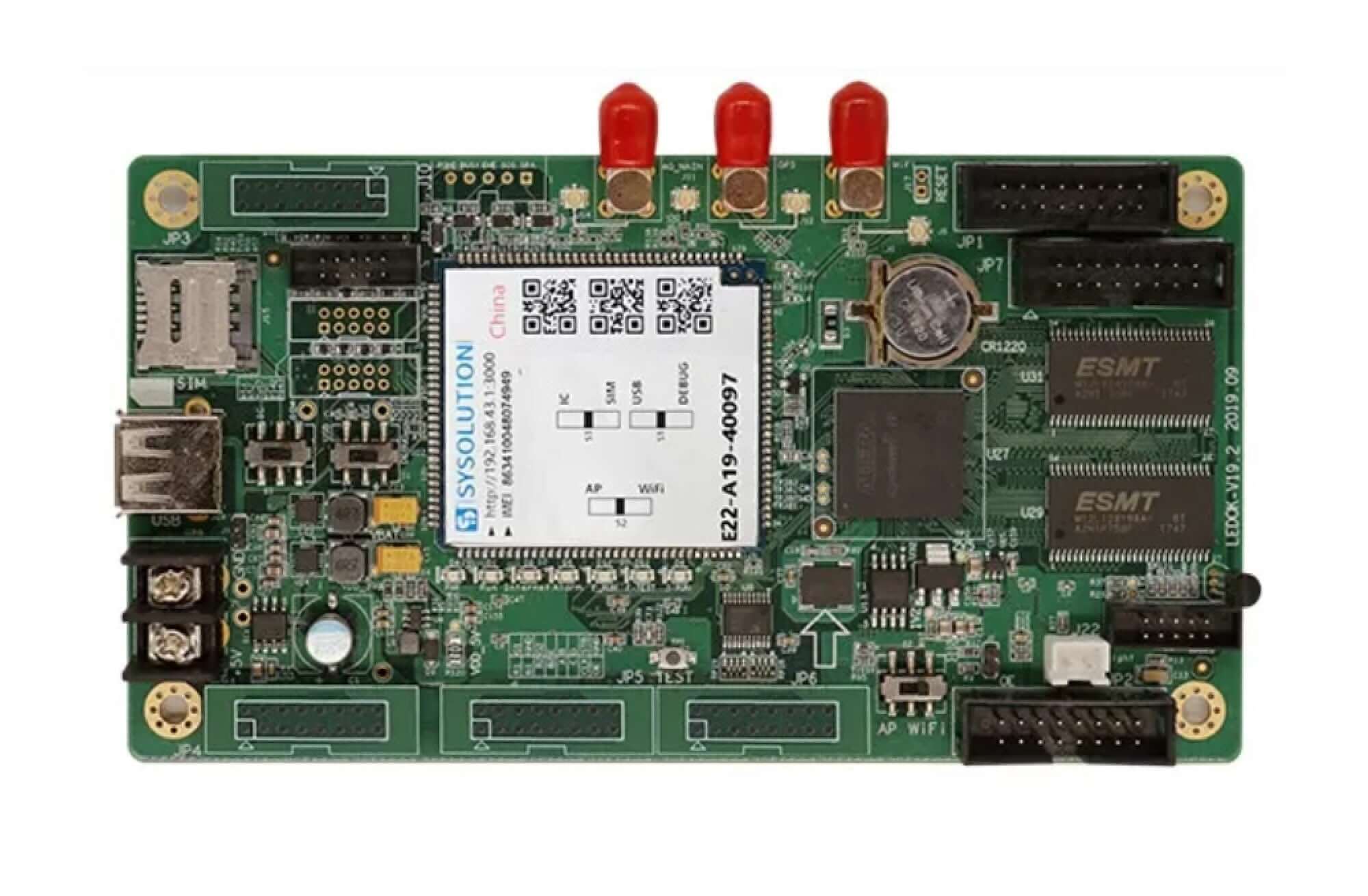 Xixun Sysolution E22 Special Control Card For Car Rear Window Screen
