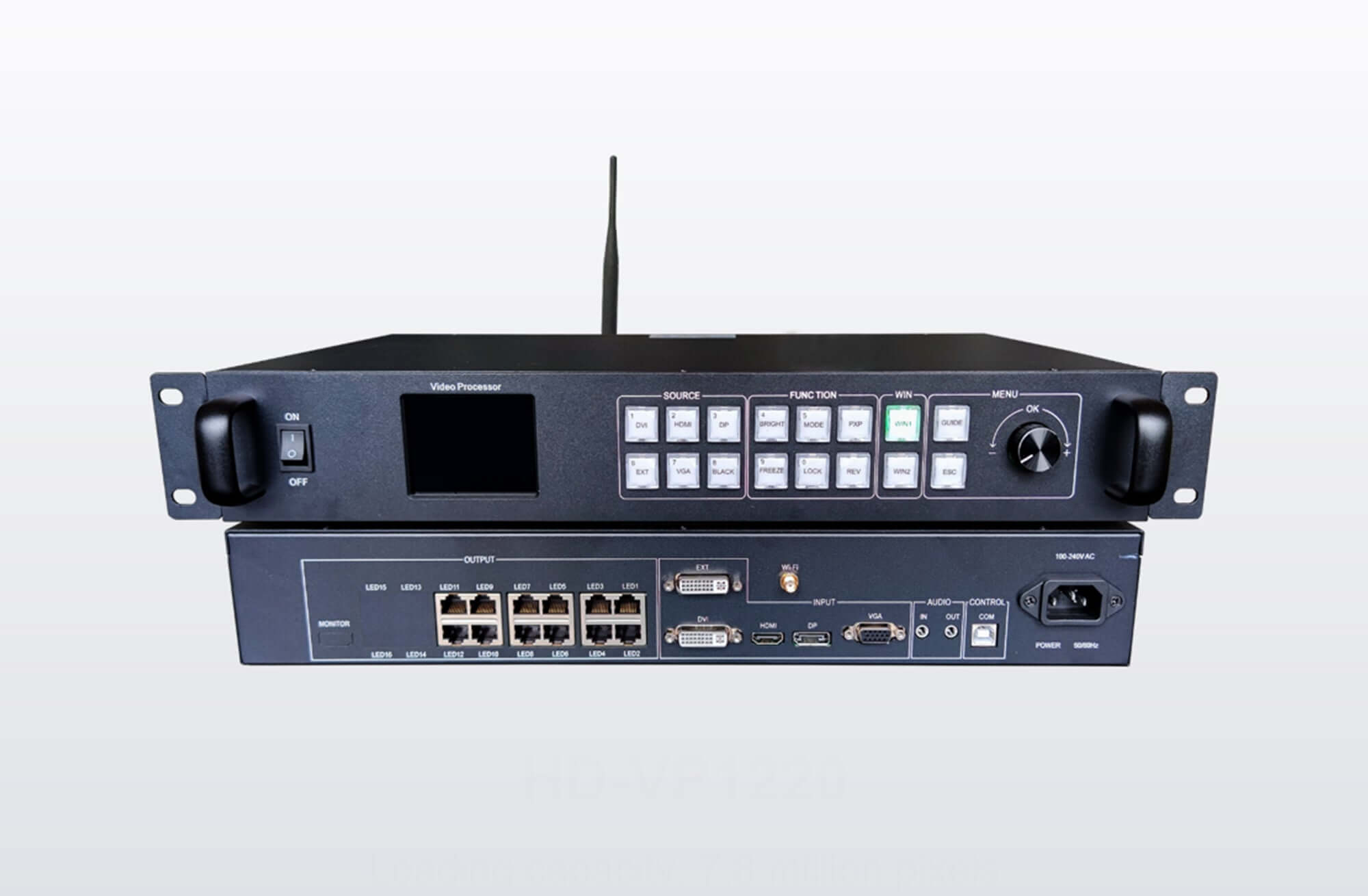 HUIDU HD-VP1220 4K double windows display All-in-one LED Video Processor